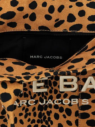 MARC JACOBS MARC JACOBS 'THE CHEETAH CANVAS LARGE TOTE' SHOPPING BAG