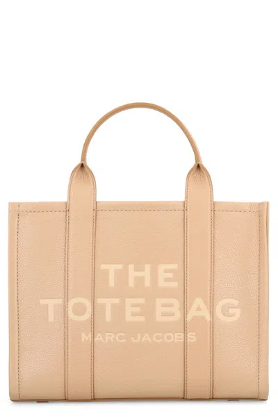 Marc Jacobs The Tote Bag Leather Bag In Sand