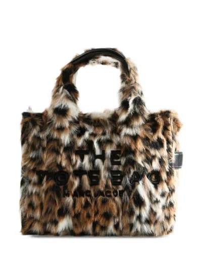 Marc Jacobs The Tote Bag Leopard-print Tote Bag In Brown