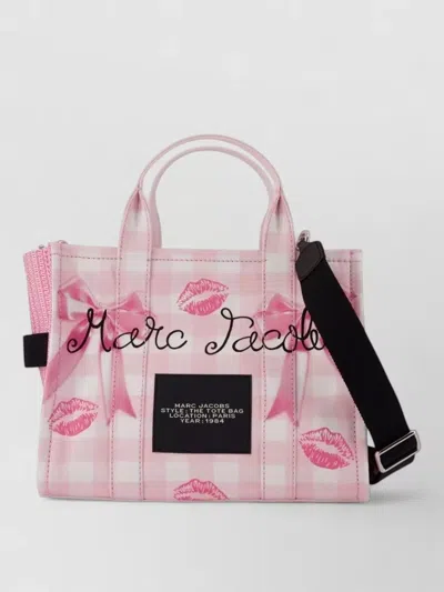 Marc Jacobs The Tote Bag Medium Cotton Tote Bag In Pink