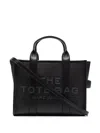 Marc Jacobs Structured Black Leather Handbag With Rounded Top Handles