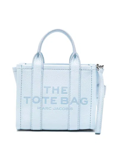 Marc Jacobs The Tote Bag Mini Leather Tote In Blue