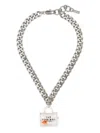 Marc Jacobs The Tote Bag Necklace In 银色