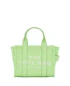 Marc Jacobs Small Grained Leather Tote Bag In Green