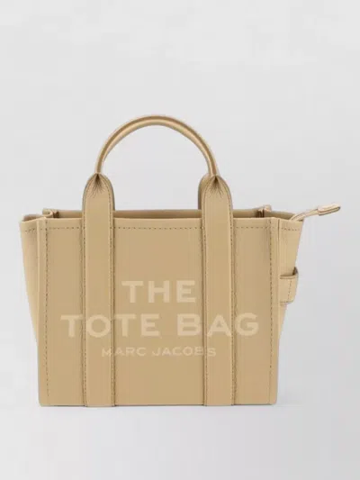 Marc Jacobs The Tote Bag Small Leather Tote Bag In Neutral