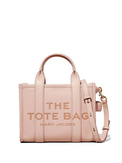 Marc Jacobs The Tote Bag Small Leather Tote In Pink