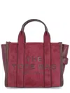 Marc Jacobs Purple Suede Leather Handbag In Burgundy