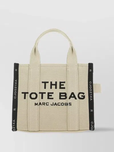 Marc Jacobs The Tote Canvas Shoulder Bag In Beige