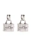 Marc Jacobs The Tote Earrings Accessories In Gray