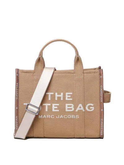 Marc Jacobs The Tote Jacquard Medium Bag In Brown