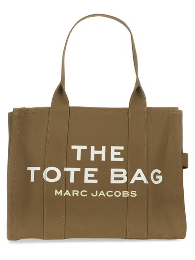 Marc Jacobs The Tote Large Bag In Military Green