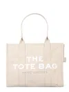 Marc Jacobs The Large Canvas Tote Bag In Beige