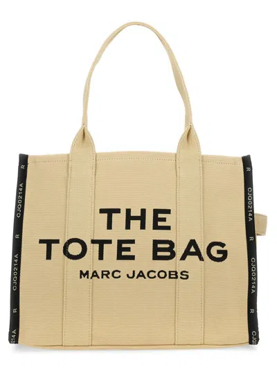 Marc Jacobs "the Tote" Large Bag In Beige