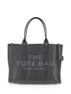 Marc Jacobs The Leather Large Tote Bag In Black