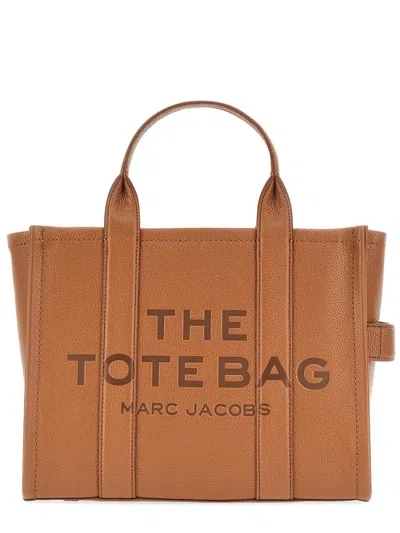 Marc Jacobs The Medium Tote Bag In Leather In Pink