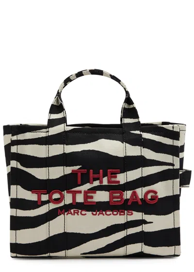 Marc Jacobs The Tote Medium Canvas Tote In Black And White