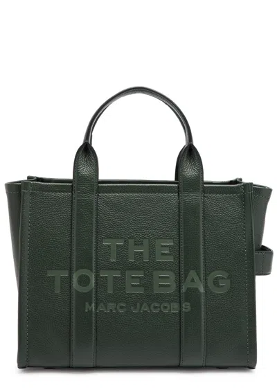 Marc Jacobs The Tote Medium Leather Tote In Dark Green