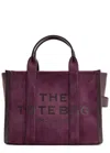 Marc Jacobs The Tote Medium Suede Tote Bag In Purple