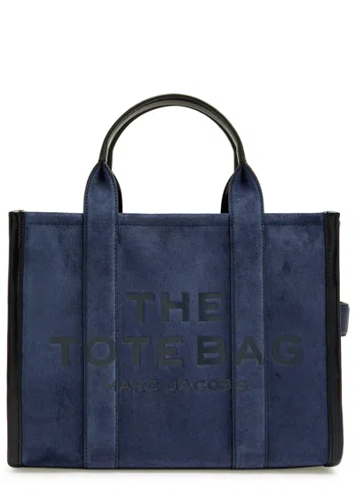 Marc Jacobs The Tote Medium Suede Tote In Blue