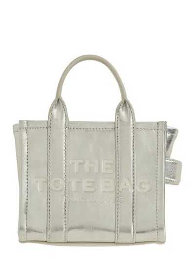Marc Jacobs "the Tote" Mini Bag In Silver