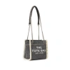 Marc Jacobs Sac Cabas The Denim Chain Micro Tote Bag In Black