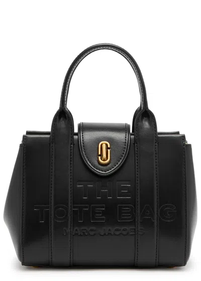 Marc Jacobs The Tote Mini Leather Tote In Black