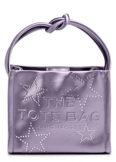 Marc Jacobs The Tote Mini Satin Tote In Lilac