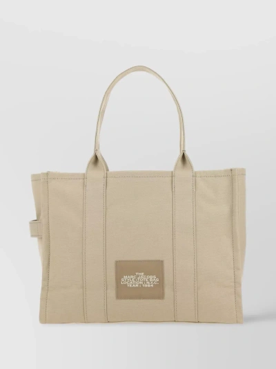 Marc Jacobs The Tote Shopping Bag Canvas In Neutral