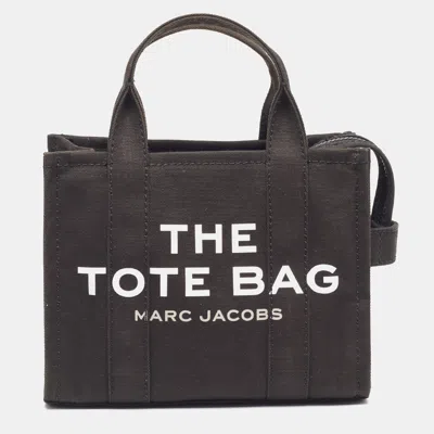 Pre-owned Marc Jacobs The Tote Small Black Canvas Bag