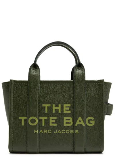 Marc Jacobs The Tote Small Leather Tote In Khaki