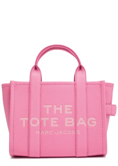 Marc Jacobs The Tote Small Leather Tote In Pink