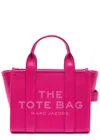 Marc Jacobs 'the Mini Tote Bag' Fuchsia Shoulder Bag With Logo In Pink