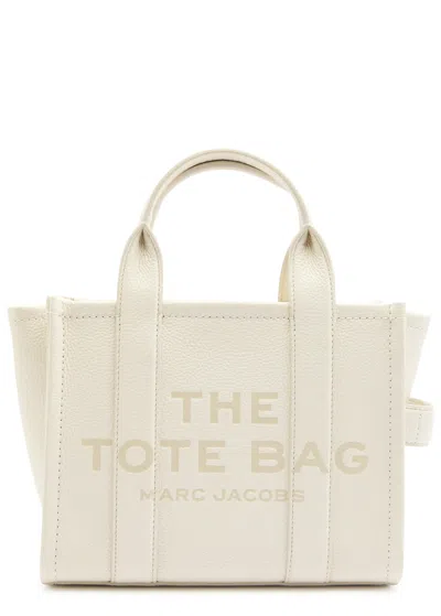 Marc Jacobs The Tote Small Leather Tote In White