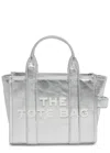 Marc Jacobs The Metallic Leather Tote Bag In Metallic Silver