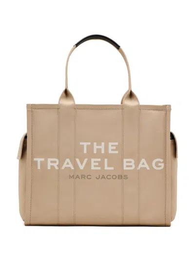 Marc Jacobs The Travel Tote Cotton Handbag In Sand
