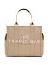 Marc Jacobs The Travel Tote Cotton Handbag In Nude