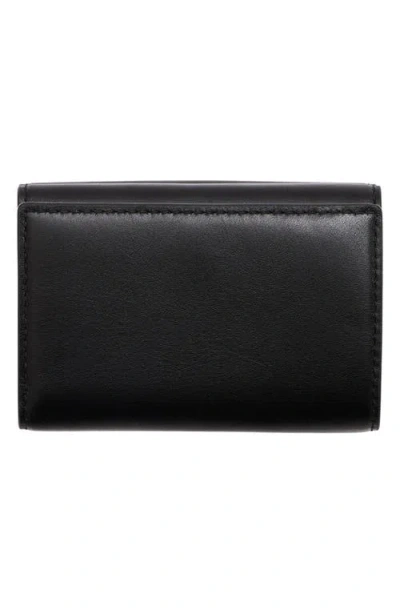 Marc Jacobs The Trifold Leather Wallet In Black