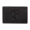 Marc Jacobs The Trifold Wallet - Leather - Black In Black