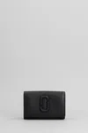 Marc Jacobs The Trifold Wallet Wallet In Black Leather