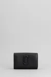 Marc Jacobs The Trifold Wallet Wallet In Black Leather