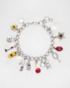 Marc Jacobs The Trinket Charm Bracelet In Metallic