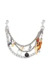Marc Jacobs The Trinket Charm Chain In Metallic