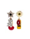 Marc Jacobs The Trinket Charm Cluster Earrings Accessories In Multi