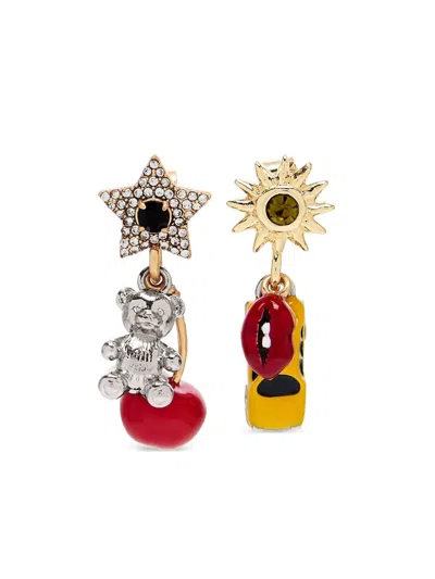 MARC JACOBS MARC JACOBS THE TRINKET CHARM CLUSTER EARRINGS