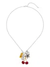 Marc Jacobs The Trinket Charm Cluster Necklace Accessories In Metallic
