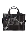 Marc Jacobs The Trompe L Oeil Charm Medium Tote Bag In Black