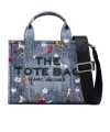 Marc Jacobs The Trompe L'oeil Trinket Small Tote Bag In Blue