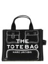 Marc Jacobs 'the Trompel'oeil Cargo Canvasmedium' Handbag In Black