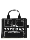 Marc Jacobs The Trompeloeil Cargo Canvasmedium Handbag In Black