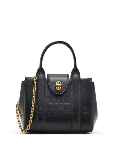 Marc Jacobs The Turnlock Crossbody Tote Bag In Black